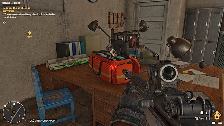 Po dotarciu do każdego posterunku badajcie jego główny budynek, tzn - Far Cry 6: Chirurgiczna ewakuacja (Surgical Extraction) - solucja - Far Cry 6 - poradnik do gry