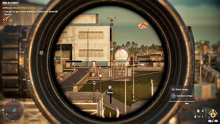 Placówka BioVida jest rozległą lokacją i w rezultacie dobrze jest wykonać jej zwiad np - Far Cry 6: Angel De La Muerte - solucja, opis przejścia - Far Cry 6 - poradnik do gry