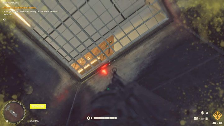 Jeśli poprawnie wybieraliście odnogi, to dotrzecie do pokazanej na obrazku górnej kratki, z pomocą której możecie wydostać się z szybów - Far Cry 6: Angel De La Muerte - solucja, opis przejścia - Far Cry 6 - poradnik do gry