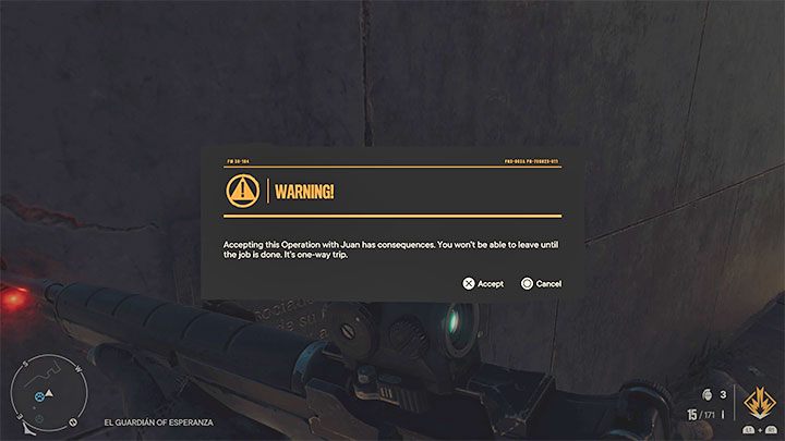 Po dotarciu do obszaru rozgrywania tej misji (opisaliśmy to w kolejnym podpunkcie) otrzymacie ostrzeżenie o tzw - Far Cry 6: W jaskini lwa (The Lions Den) - solucja, opis przejścia - Far Cry 6 - poradnik do gry