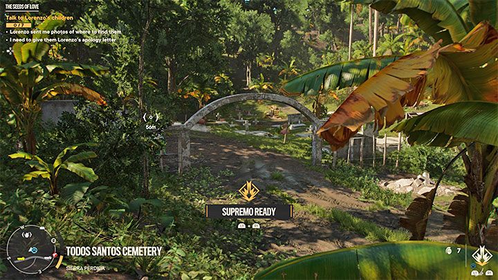 Musicie zajrzeć na cmentarz Todos Santos Cemetery zlokalizowany w zachodniej części podregionu Sierra Perdida - Far Cry 6: Owoce miłości (The Seeds of Love) - solucja, opis przejścia - Far Cry 6 - poradnik do gry