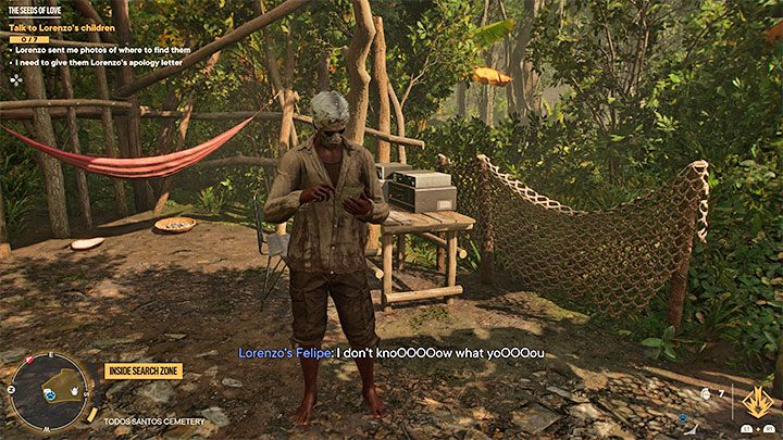 Ścieżka zaprowadzi Was na małe wzgórze obok cmentarza, na którym spotkacie Felipe - Far Cry 6: Owoce miłości (The Seeds of Love) - solucja, opis przejścia - Far Cry 6 - poradnik do gry