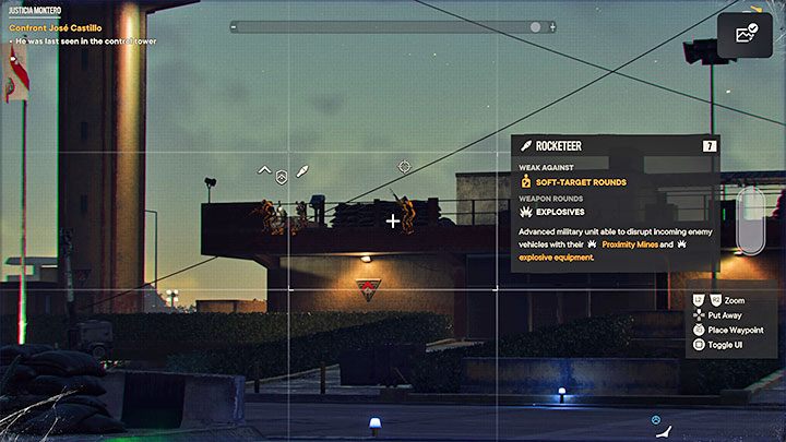 Spodziewajcie się tego, że na balkonikach wokół wieży mogli rozstawić się wrodzy żołnierze - Far Cry 6: Justicia Montero - solucja, opis przejścia - Far Cry 6 - poradnik do gry