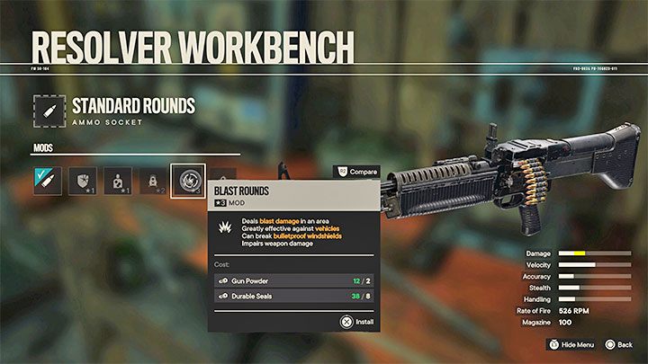 Śmigłowiec Castillo jest niestety bardzo wytrzymały i w rezultacie powinniście rozważyć skorzystanie z wybuchowej amunicji (Blast Rounds), która cechuje się zwiększoną skutecznością w atakowaniu wrogich pojazdów - Far Cry 6: Justicia Montero - solucja, opis przejścia - Far Cry 6 - poradnik do gry