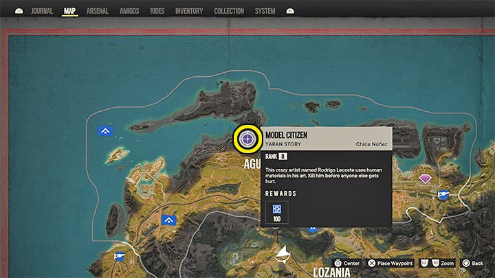 Znacznik tej Yarańskiej opowieści możecie znaleźć w północnej części podregionu Aguas Lindas w Madrugadzie - Far Cry 6: Wzorowy obywatel (Model Citizen) - solucja, opis przejścia - Far Cry 6 - poradnik do gry