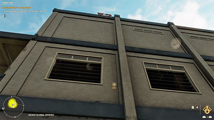 Kolejnym celem podróży jest biuro McKaya w lokacji McKay Global Offices - Far Cry 6: Pułapka na turystów (Tourist Trap) - solucja, opis przejścia - Far Cry 6 - poradnik do gry
