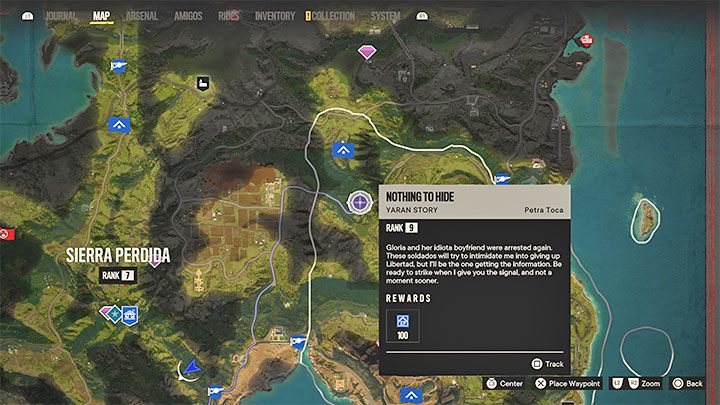 Przystąpienie do tego zadania możliwe staje się po zaliczeniu Yarańskiej opowieści Wszystko do stracenia - Far Cry 6: Nic do ukrycia (Nothing to Hide) - solucja, opis przejścia - Far Cry 6 - poradnik do gry