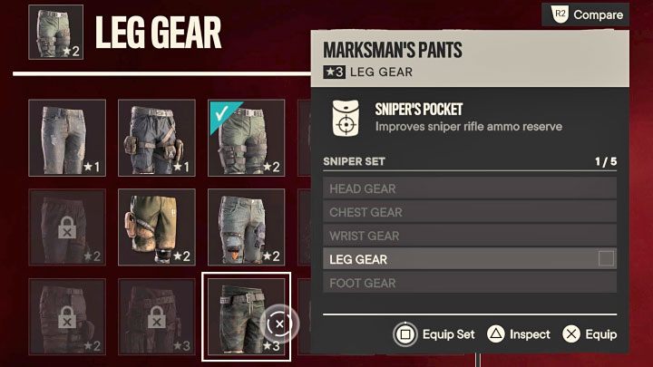 Druga metoda polega na zakładaniu elementów ubioru, których unikalną cechą jest powiększanie limitu amunicji - przykład tego typu premii do statystyk prezentuje powyższy obrazek - Far Cry 6: Inwentarz - jak powiększyć? - Far Cry 6 - poradnik do gry