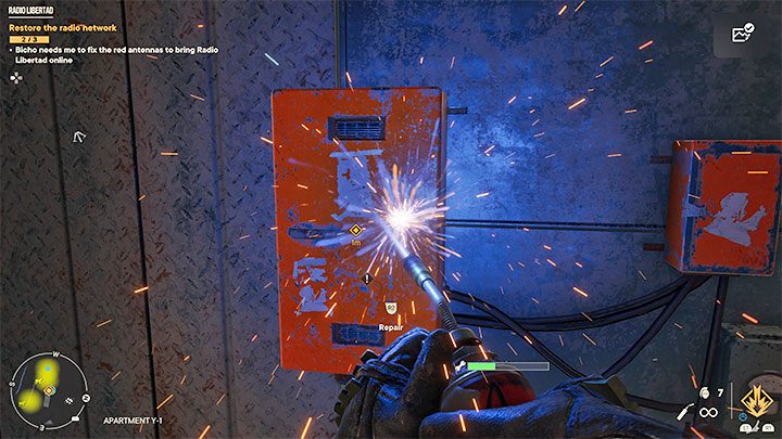 Zainteresujcie się zamkniętym pomieszczeniem na dachu - Far Cry 6: Radio Libertad - solucja, opis przejścia - Far Cry 6 - poradnik do gry