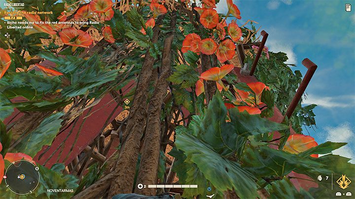 Ostrożnie wdrapujcie się na kolejne wyższe półki i wymagane będzie też wspięcie się po lianach - Far Cry 6: Radio Libertad - solucja, opis przejścia - Far Cry 6 - poradnik do gry