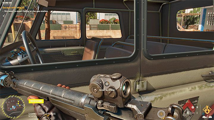 W trakcie ucieczki nie możecie zbytnio oddalić się od Miguela, ale na szczęście mężczyzna będzie sobie sam dobrze radził - Far Cry 6: Drugi syn (Second Son) - solucja, opis przejścia - Far Cry 6 - poradnik do gry