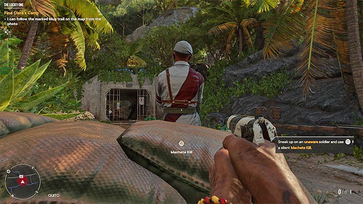 Kierujcie się początkowo w stronę widocznego w oddali bunkra sąsiadującego z plażą - Far Cry 6: Prawdziwy fart (The Lucky One) - solucja, opis przejścia - Far Cry 6 - poradnik do gry