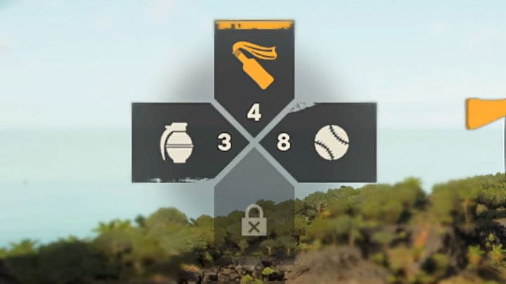 Przypisane do danego suprema gadżety wybiera się z rozwijanego menu wciskając odpowiedni przycisk na krzyżaku - Far Cry 6: Rób lub giń (DU or Die) - solucja, opis przejścia - Far Cry 6 - poradnik do gry