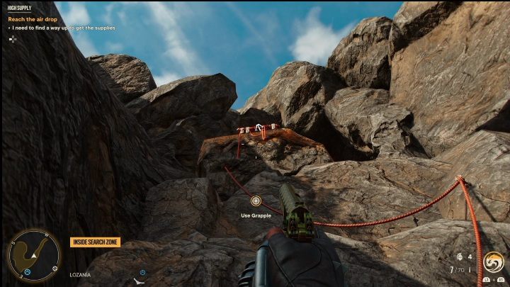 Aby rozpocząć wyprawę po skarb musicie przeczytać notatkę, która przyczepiona do skały - Far Cry 6: Zapasy na wysokości - Wyprawy po skarby (Madrugada) - Far Cry 6 - poradnik do gry