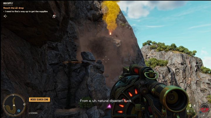 Ostatecznie zobaczycie zaopatrzenie, którego potrzebujecie - Far Cry 6: Zapasy na wysokości - Wyprawy po skarby (Madrugada) - Far Cry 6 - poradnik do gry