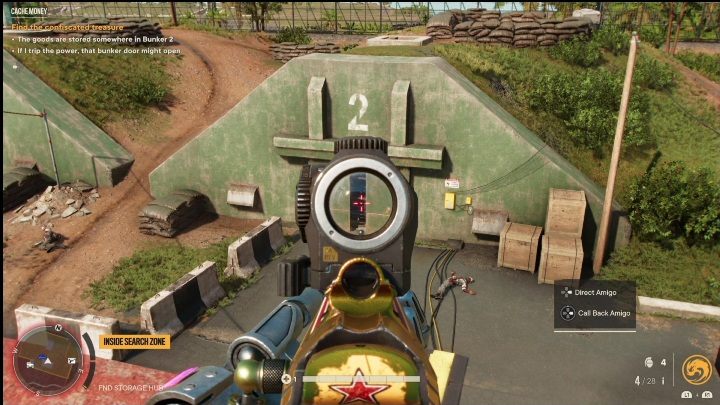 Waszym zadaniem jest dostanie się do bunkra numer 2 - Far Cry 6: Pieniądze ze skrytki - Wyprawy po skarby (Madrugada) - Far Cry 6 - poradnik do gry