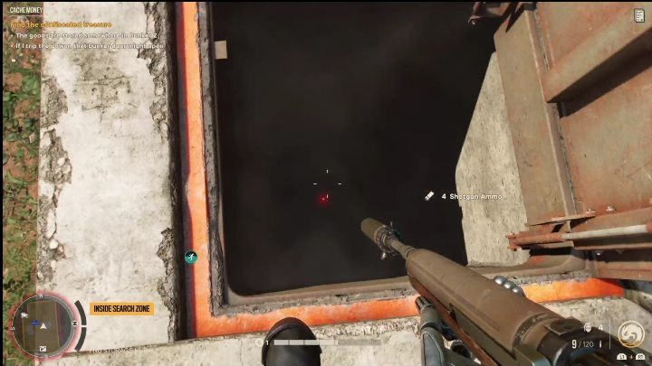 Wybuchające beczki otworzą wejście, dzięki czemu bez problemu dostaniecie się do środka - Far Cry 6: Pieniądze ze skrytki - Wyprawy po skarby (Madrugada) - Far Cry 6 - poradnik do gry