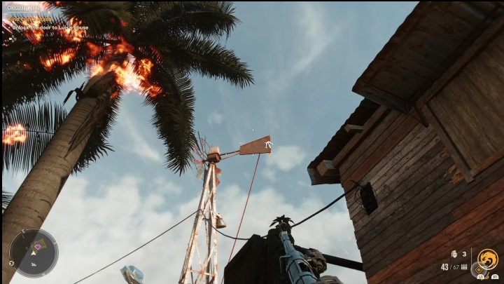 Możecie też odpuścić sobie niszczenie kłódek i po prostu wyjść od tyłu - Far Cry 6: Krokodyle łzy - Wyprawy po skarby (Madrugada) - Far Cry 6 - poradnik do gry