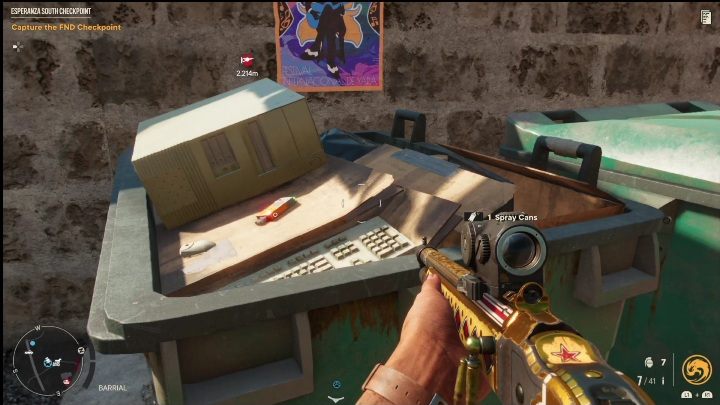 Ten USB leży na w wielkim koszu na śmieci, zaraz obok starego komputera i kartonów - Far Cry 6: Piosenki z Pendriveów - lista wszystkich, lokalizacja - Far Cry 6 - poradnik do gry