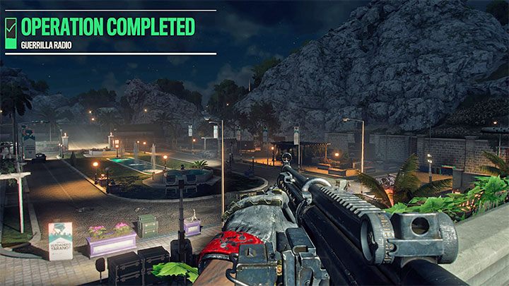 Musicie walczyć nie do momentu pokonania wszystkich przeciwników, tylko zakończenia występu na scenie, bo dopiero wtedy pojawi się komunikat o ukończonej operacji - Far Cry 6: Radio partyzanckie (Guerrilla Radio) - solucja, opis przejścia - Far Cry 6 - poradnik do gry