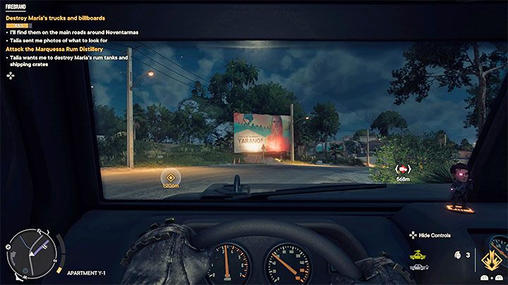 Pierwszy cel ma bardzo ogólne założenia, gdyż dzieło zniszczenia może uskuteczniać w dowolnych częściach podregionu Noventarmas - Far Cry 6: Podżegaczka (Firebrand) - solucja, opis przejścia - Far Cry 6 - poradnik do gry