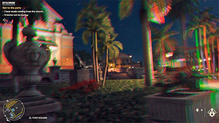 Po odzyskaniu kontroli nad bohaterem musicie kierować się w stronę kościoła - Far Cry 6: Epizod z butelką (Bottle Episode) - solucja, opis przejścia - Far Cry 6 - poradnik do gry