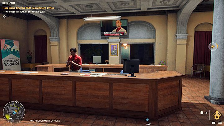 Musicie wyruszyć do biur FND Recruitment Offices zlokalizowanych w południowej części miasteczka Segunda - Far Cry 6: Epizod z butelką (Bottle Episode) - solucja, opis przejścia - Far Cry 6 - poradnik do gry