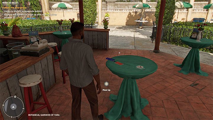 Po tym jak zakończy się pierwsza część wycieczki możecie zająć się dodatkowym zbadaniem okolicy (w miejscu z obrazka znajdziecie kartę dostępu - Maintenance Keycard) - Far Cry 6: Słowa jak kule (Words Like Bullets) - solucja, opis przejścia - Far Cry 6 - poradnik do gry