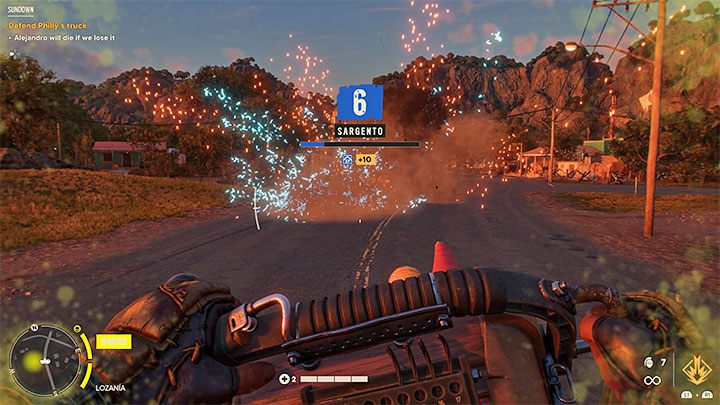 Ucieczka jest niestety bardzo wymagająca, a to dlatego, że na ciężarówce nie zostało zamontowane żadne stacjonarne działko i w rezultacie musicie w całości polegać na własnych broniach (amunicja do nich będzie tymczasowo nielimitowana) - Far Cry 6: Zachód słońca (Sundown) - solucja, opis przejścia - Far Cry 6 - poradnik do gry