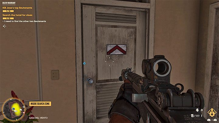 Musicie zająć się zbadaniem wnętrza hotelu - Far Cry 6: Wyrok śmierci (Death Warrant) - solucja, opis przejścia - Far Cry 6 - poradnik do gry