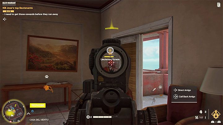 W jednym z oznaczonych pomieszczeń przebywa porucznik Horado - zabijcie go w dowolny sposób - Far Cry 6: Wyrok śmierci (Death Warrant) - solucja, opis przejścia - Far Cry 6 - poradnik do gry