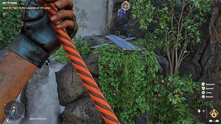 W przypadku niektórych sekcji dotyczących używania zestawu wspinaczkowego miejcie świadomość tego, że samo wspięcie się po linie może okazać się niewystarczające - Far Cry 6: Poznaj Legendy (Meet the Legends) - solucja, opis przejścia - Far Cry 6 - poradnik do gry