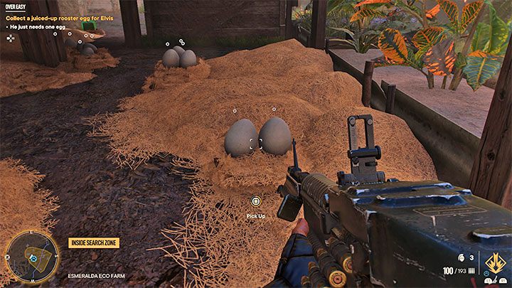 Macie pełną swobodę wyboru jaja koguta do ukradnięcia - przytrzymajcie przycisk interakcji po zbliżeniu się do jednego z jaj - Far Cry 6: Na miękko (Over Easy) - solucja, opis przejścia - Far Cry 6 - poradnik do gry