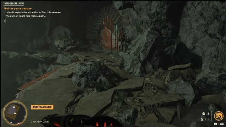 Czas wdrapać się na górę i dostać się do zablokowanego wcześniej pomieszczenia - Far Cry 6: Walczący kochankowie - Wyprawy po skarby (Valle De Oro) - Far Cry 6 - poradnik do gry