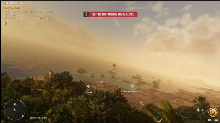 Trzecia runda, znowu pierw jedzenie, a następnie podróż (tym razem powietrzna) za pelikanem - Far Cry 6: Ptaszki ćwierkają - Wyprawy po skarby (El Este) - Far Cry 6 - poradnik do gry