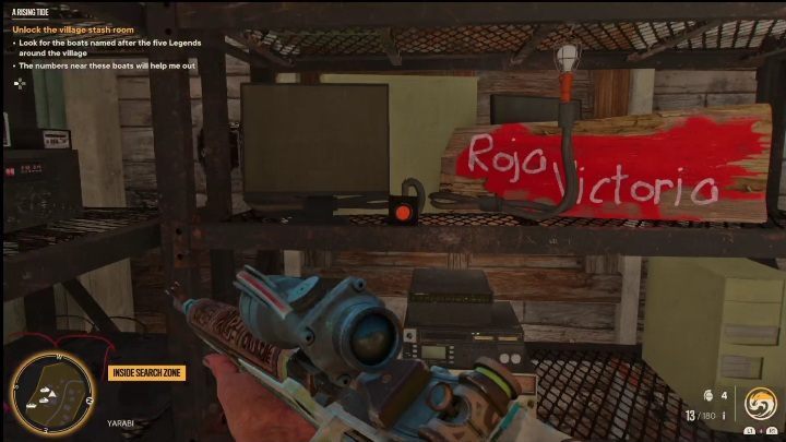 I ostatni szyld, na metalowym regale - Far Cry 6: Wzbierająca fala (A Rising Tide) - Wyprawy po skarby (El Este) - Far Cry 6 - poradnik do gry