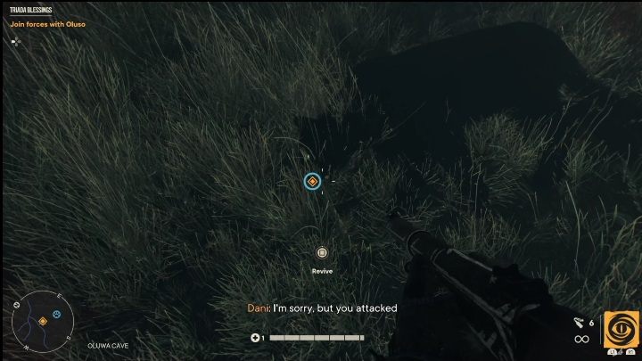 Po walce musicie ocucić Oluso - Far Cry 6: Błogosławieństwo Triady (Triada Blessing) - solucja, opis przejścia - Far Cry 6 - poradnik do gry