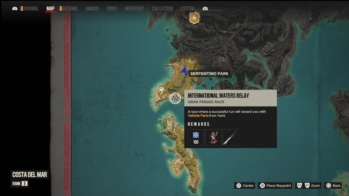 Nagroda za wykonanie wyścigu: w Casta Del Mar - Far Cry 6: Karabiny wyborowe, Unikalne bronie - lista - Far Cry 6 - poradnik do gry