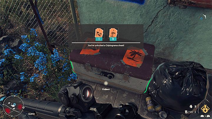 Sposób odblokowania: Odblokuj 15 skrzyń z kryptogramami - Far Cry 6: Trofea/Osiągnięcia - lista - Far Cry 6 - poradnik do gry