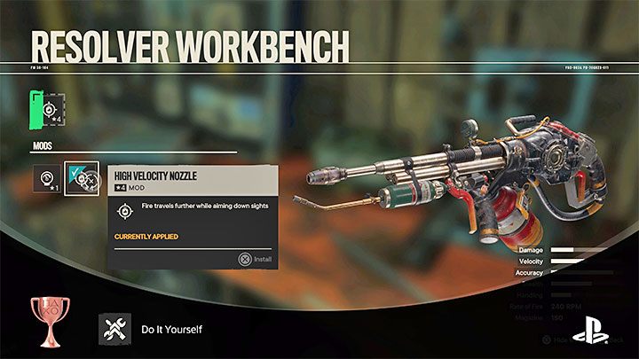 Sposób odblokowania: Zainstaluj wszystkie modyfikacje jednej broni zrób to sam - Far Cry 6: Trofea/Osiągnięcia - lista - Far Cry 6 - poradnik do gry