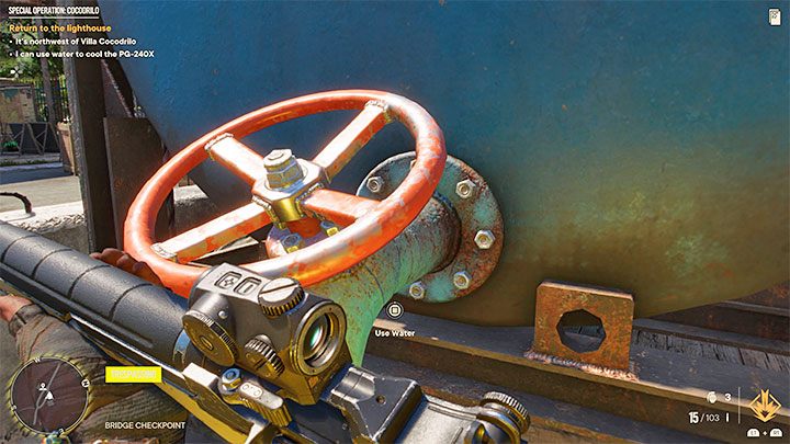 Nie możecie niestety liczyć na to, że rozgrzany pojemnik samoczynnie schłodzi się dzięki zatrzymaniu się w zacienionym miejscu - Far Cry 6: Operacje specjalne - Far Cry 6 - poradnik do gry