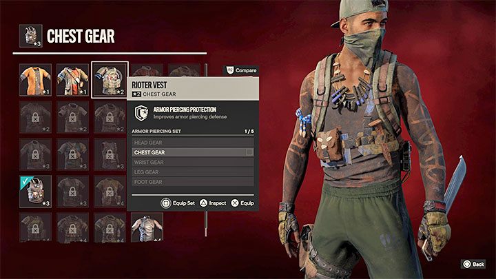 W przypadku elementów pancerza wygląda to nieco prościej - Far Cry 6: Rozwój postaci - Far Cry 6 - poradnik do gry