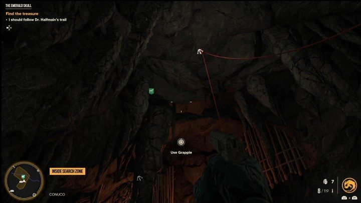 W jaskini czeka Was prosta droga po czaszkę bez, której nie ukończycie tego zadania - Far Cry 6: Szmaragdowa czaszka (The Emerald Skull) - Wyprawy po skarby (El Este) - Far Cry 6 - poradnik do gry