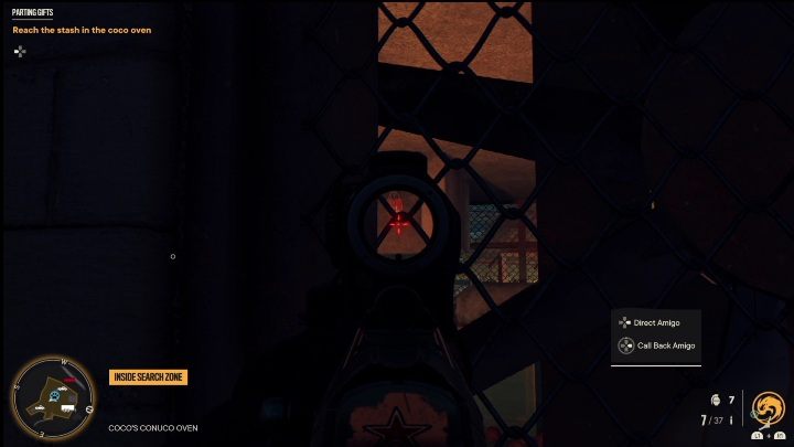 Gdy budynek zgaśnie, wejdźcie do środka i odnajdźcie niewielką szczelinę - Far Cry 6: Pożegnalne prezenty (Parting Gifts) - Wyprawy po skarby (El Este) - Far Cry 6 - poradnik do gry