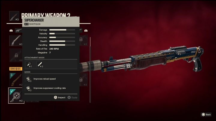 Cechy specjalne: Sprężarka to strzelba, która od startu posiada takie modyfikacje jak - Far Cry 6: Strzelby, Unikalne bronie - lista - Far Cry 6 - poradnik do gry