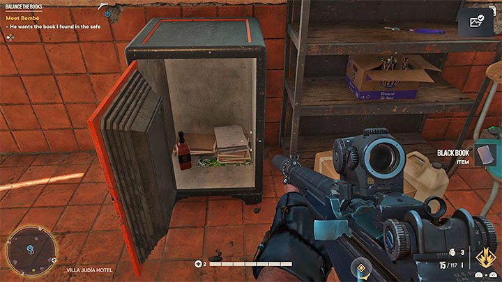 Po odblokowaniu dostępu do nowego pomieszczenia znajdziecie sejf i możecie go od razu otworzyć - Far Cry 6: Równowaga finansowa (Balance the Books) - solucja, opis przejścia - Far Cry 6 - poradnik do gry