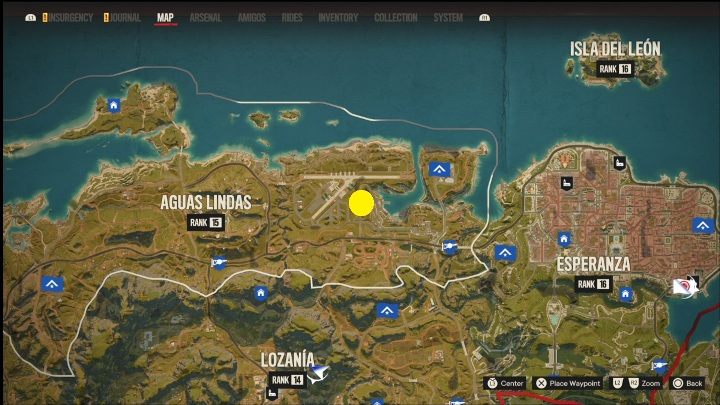 Lokalizacja: Zachodnia część Aguas Lindas, zaraz obok zbiornika wodnego - Far Cry 6: Madrugada - Działka przeciwlotnicze, lista celów wojskowych - Far Cry 6 - poradnik do gry