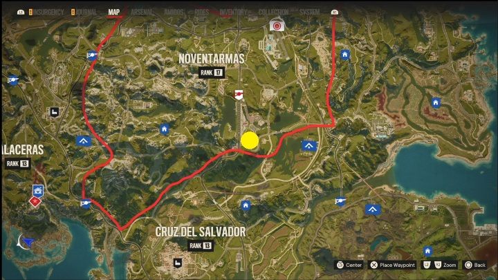 Lokalizacja: Południowa cześć Noventarmas, zaraz obok granicy z Cruz Del Salvador - Far Cry 6: Valle De Oro - Działka przeciwlotnicze, lista celów wojskowych - Far Cry 6 - poradnik do gry