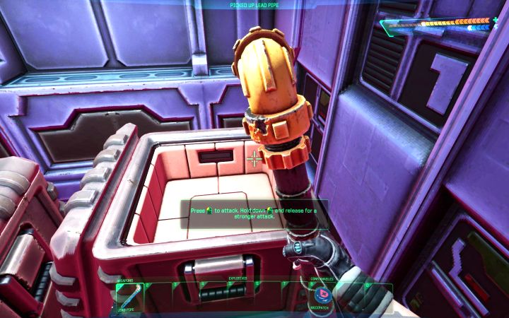 To pierwsza broń biała, którą możecie pozyskać tuż po prologu i obudzeniu się na poziomie medycznym - System Shock Remake: Lista wszystkich broni i granatów - System Shock Remake - poradnik do gry