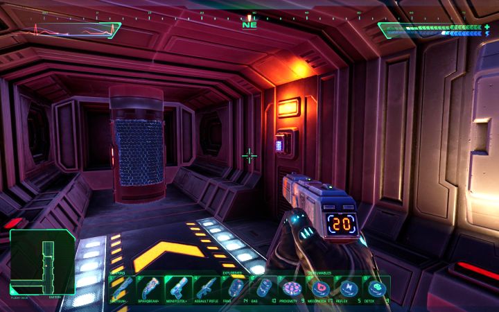 Dostępne są 2 kapsuły ratunkowe i możecie wybrać dowolną z nich - System Shock Remake: Użycie kapsuły ratunkowej na Pokładzie startowym - opis zagadki - System Shock Remake - poradnik do gry